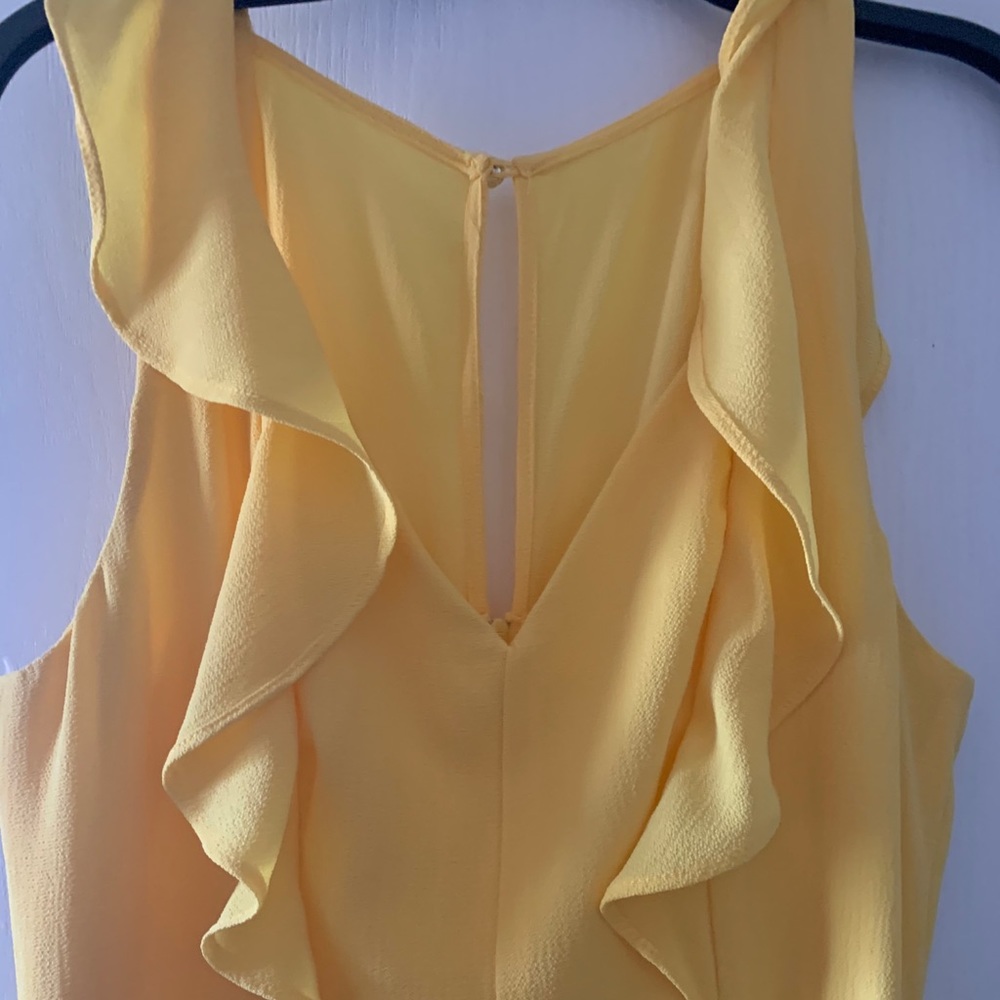 Long yellow dress